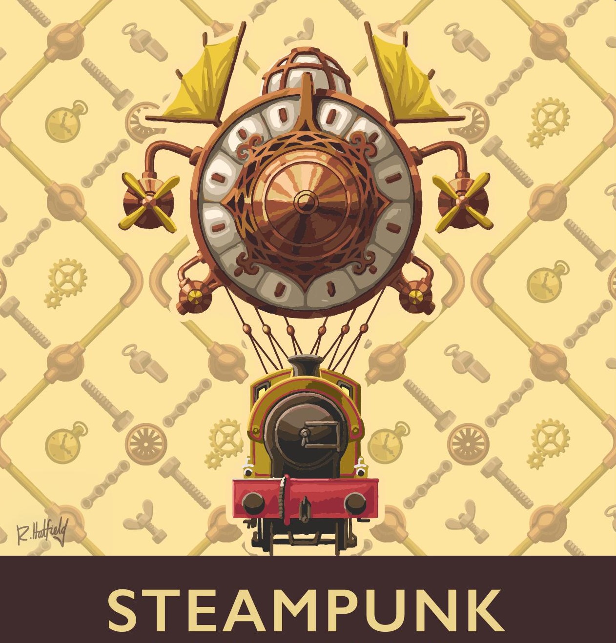 STEAMPUNK A4 POSTER