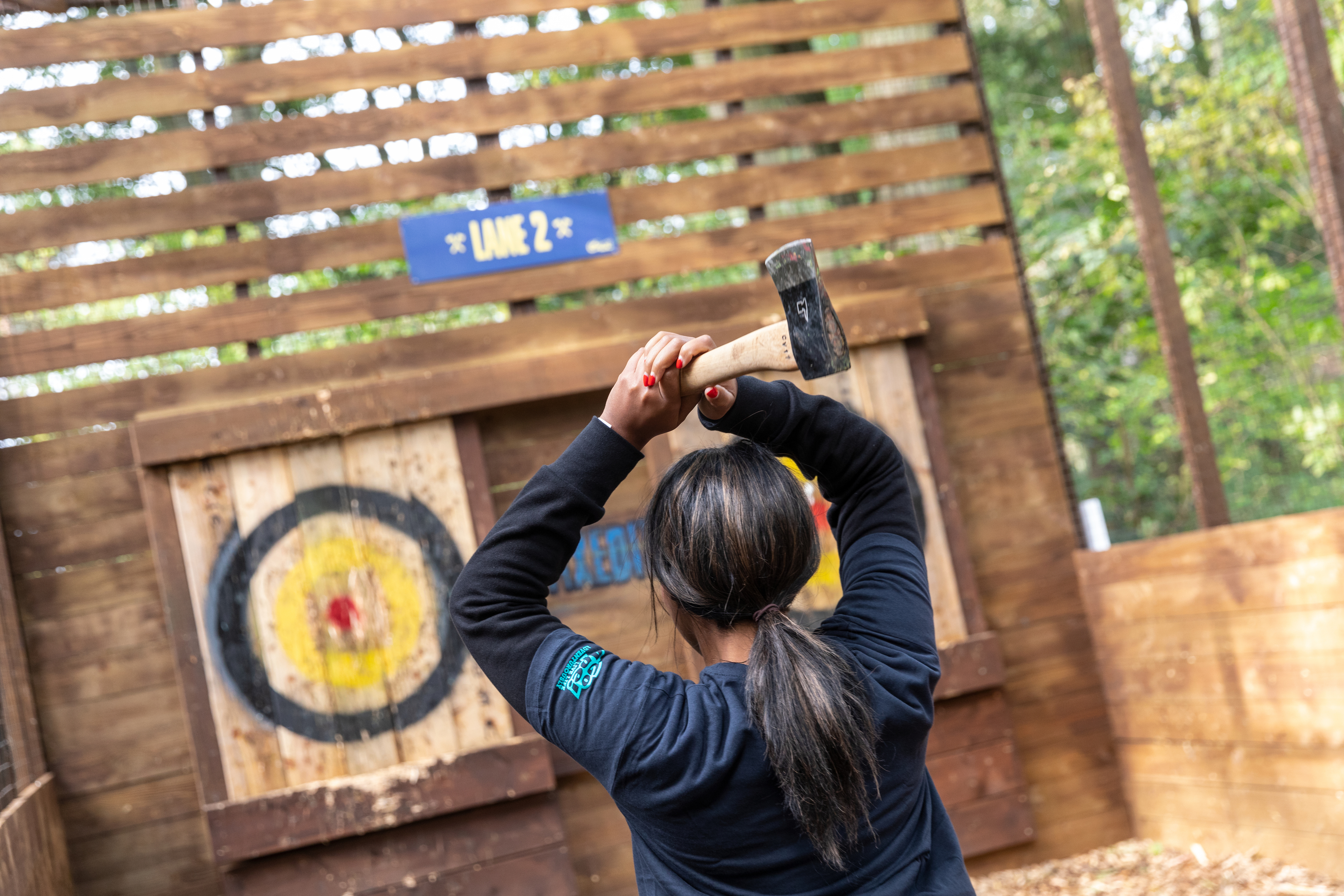Axe Throwing At Go Ape