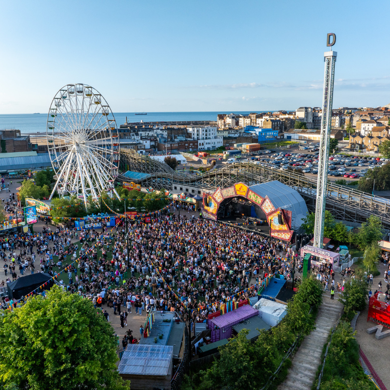 View across Dreamland Margate