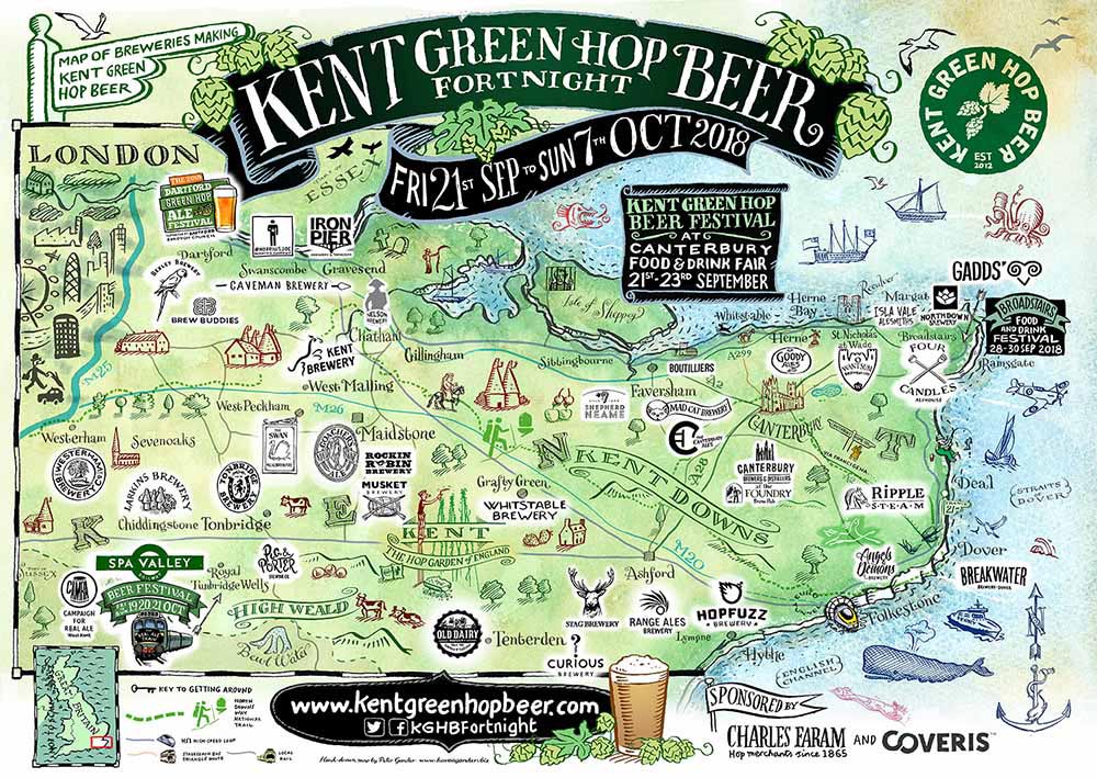 Kent Green Hop Festival Map