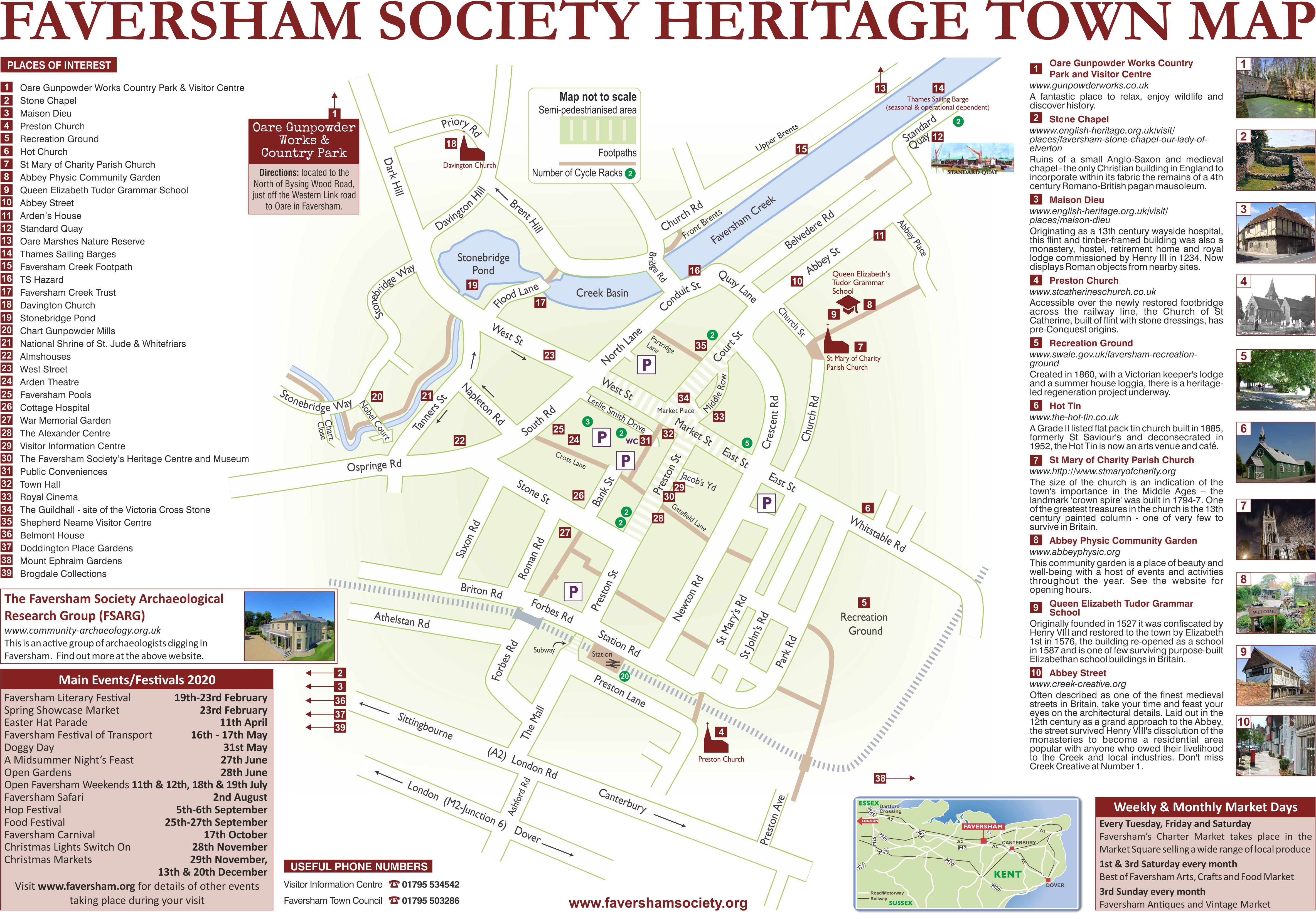 Faversham Society Heritage Town Map