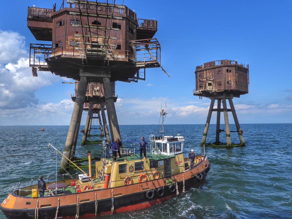 X Pilot at the  Sea Forts Amanda May Gray