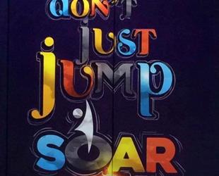 Soar trampoline park logo