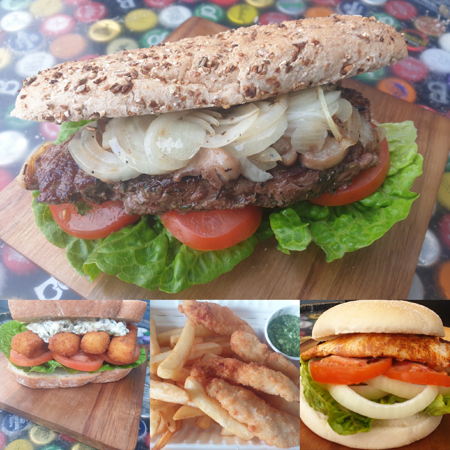 Food Selection At Neptune Cafe