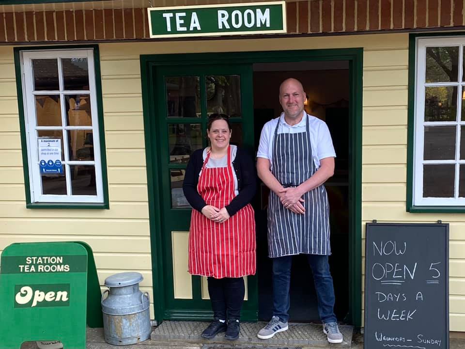 Tea Room Open 5 Days A Week Sign