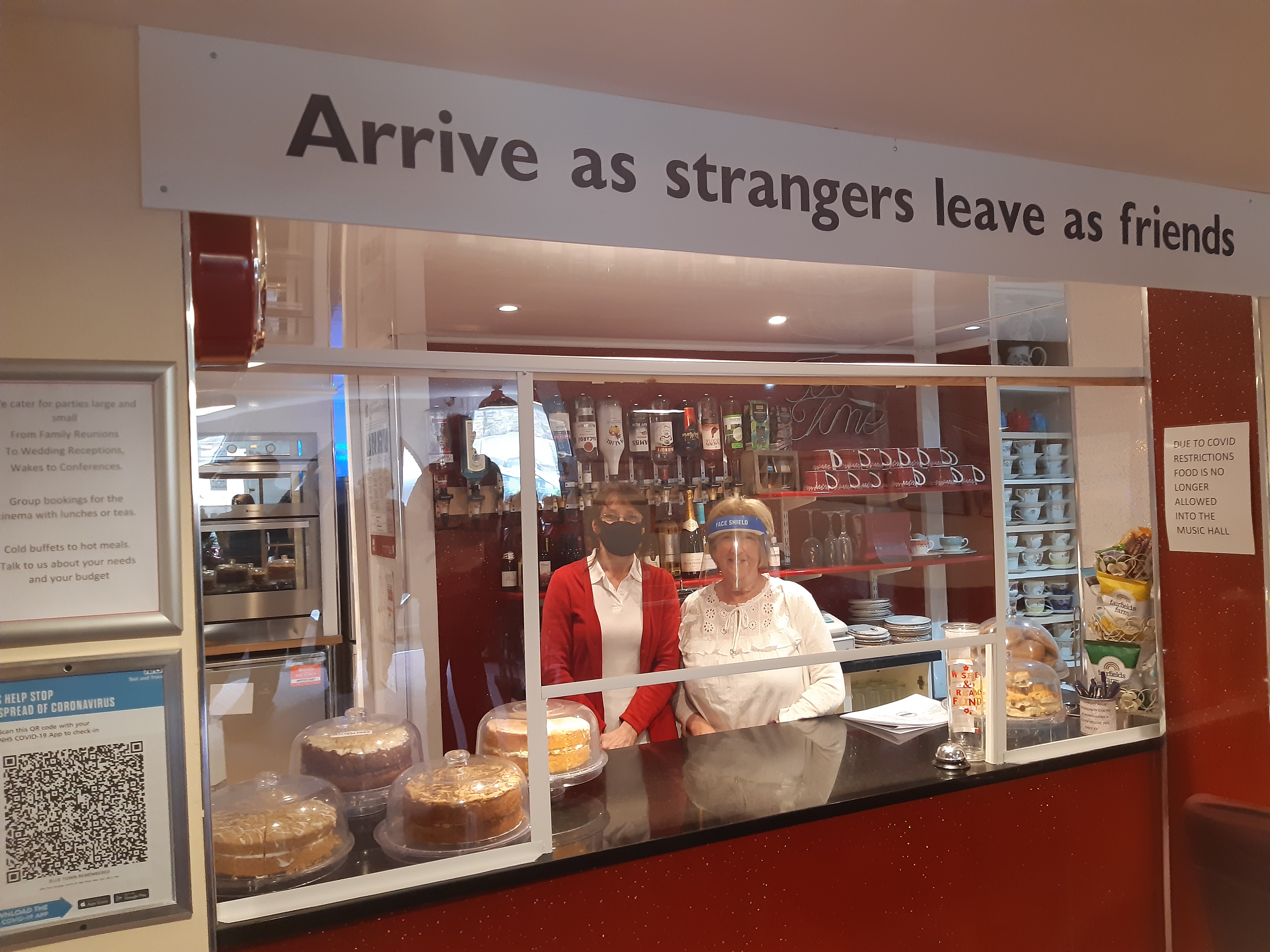 Tea Room Welcome at The Criterion Blue Town