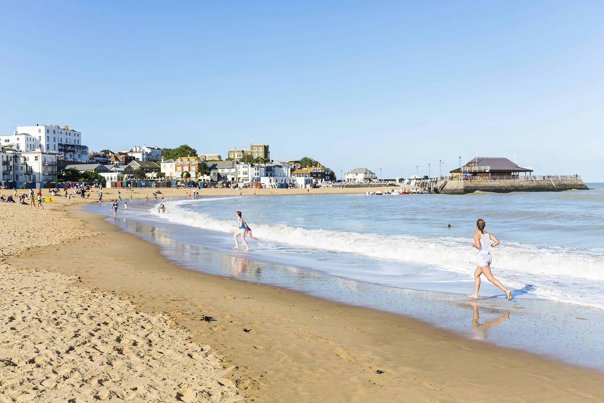Viking Bay beach, Broadstairs