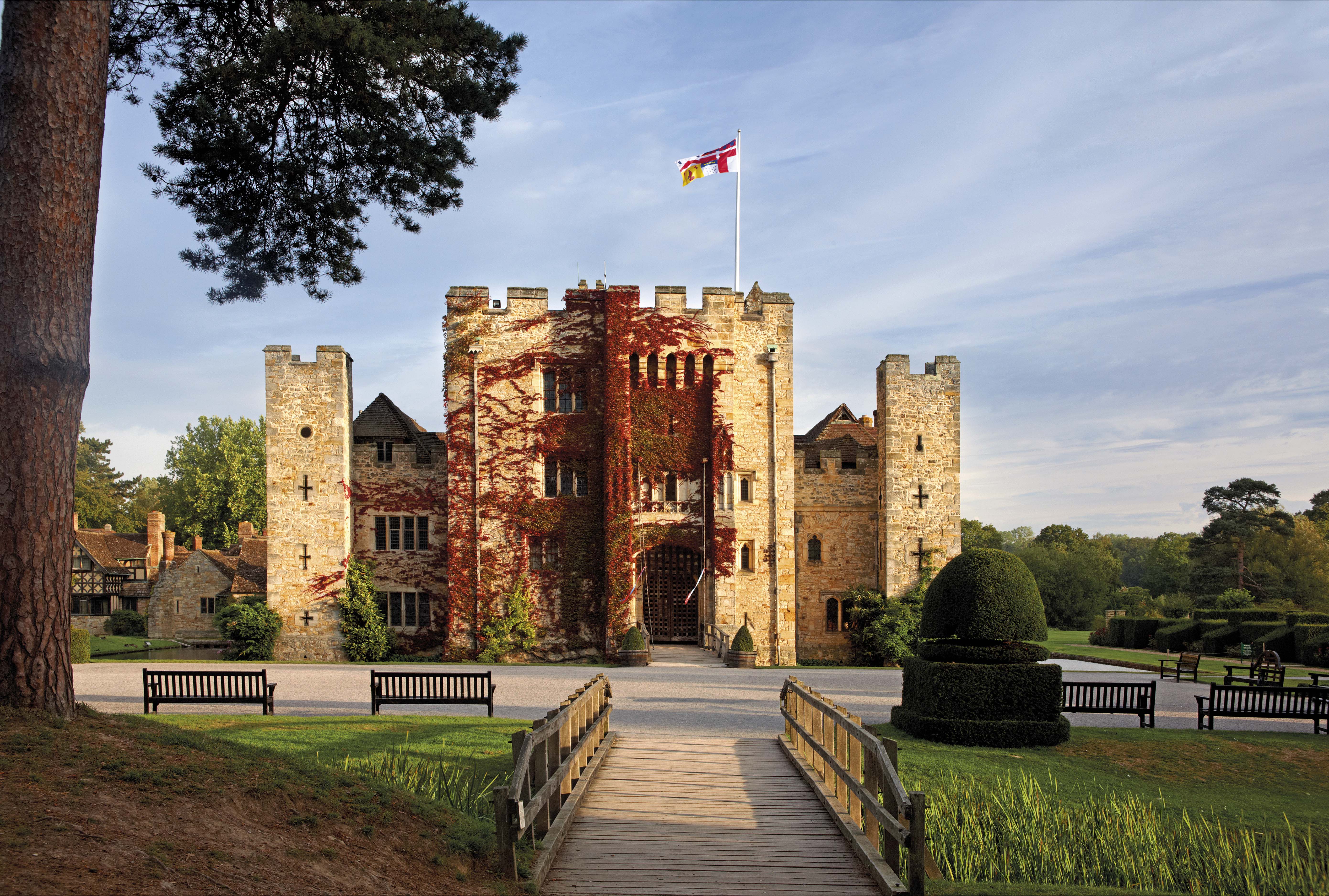 Hever Castle in autumn