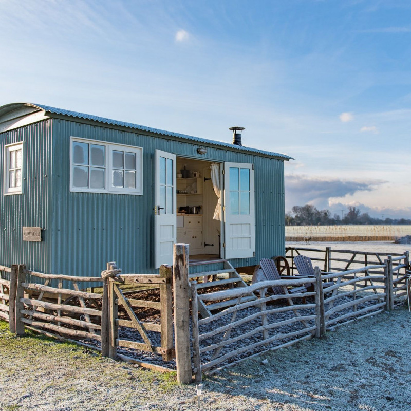 Romney Marsh Shepherd Huts 800X800