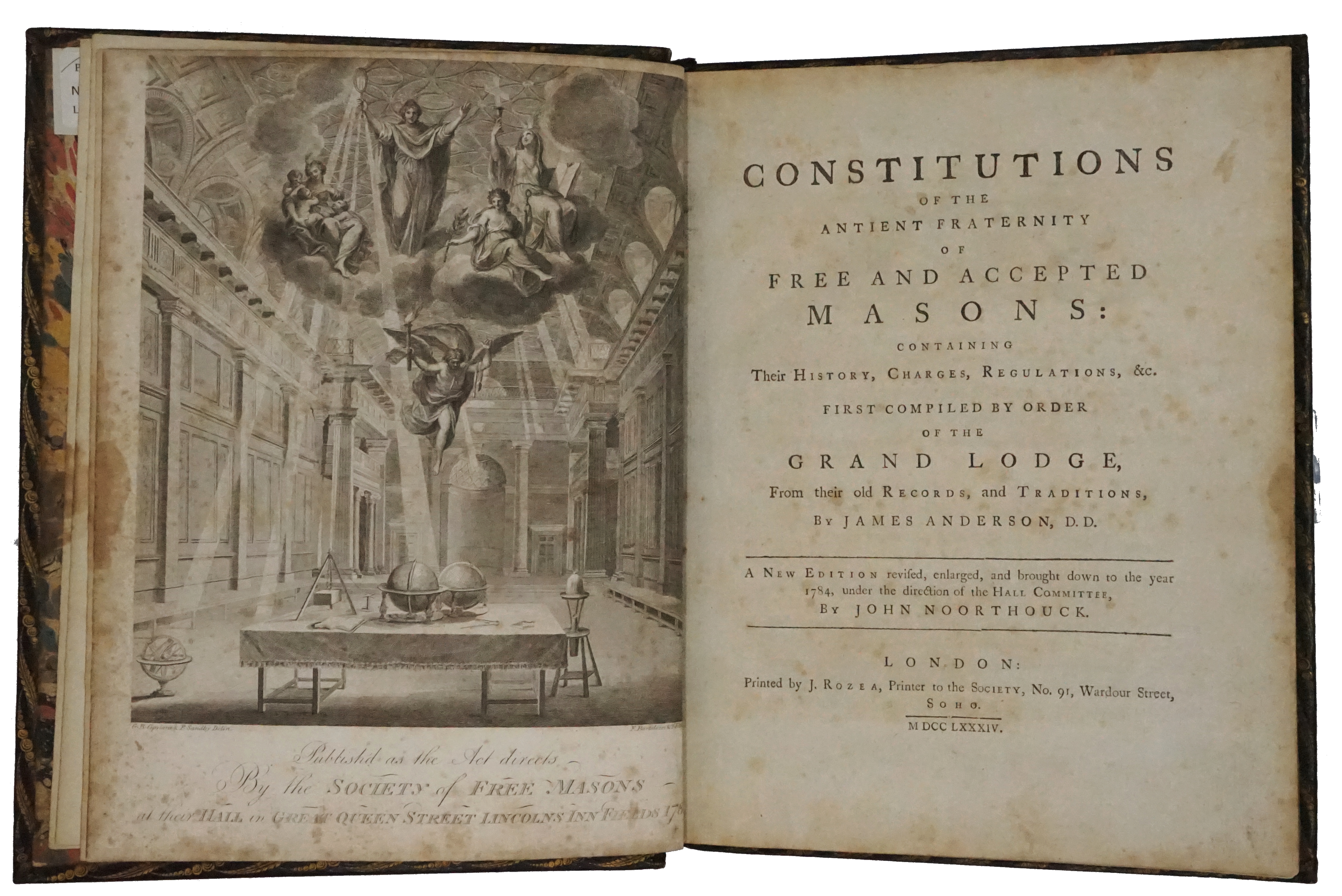 Kent Museum Of Freemasonry 07 Constitution 1784