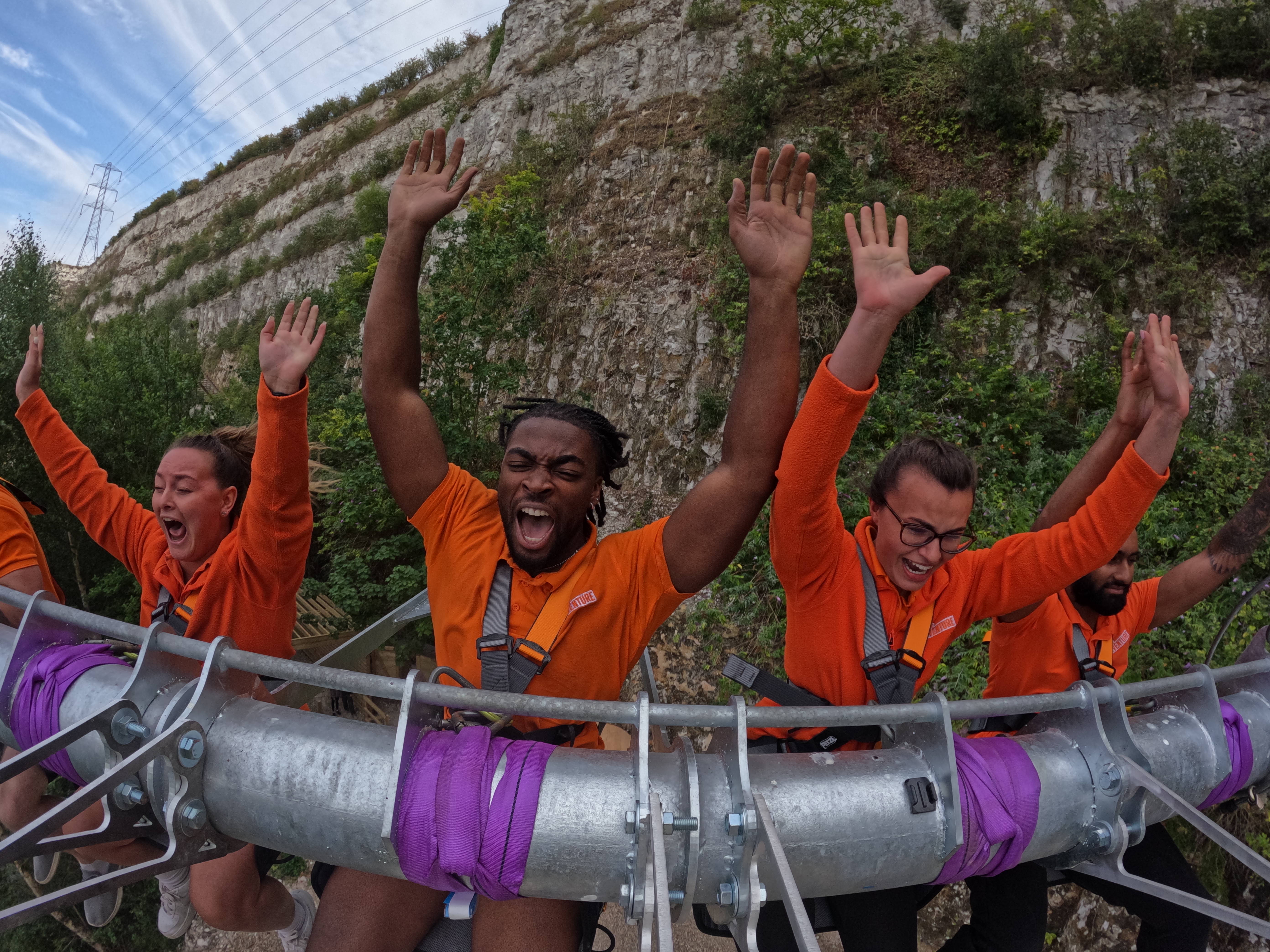 Giant Swing Blue Water