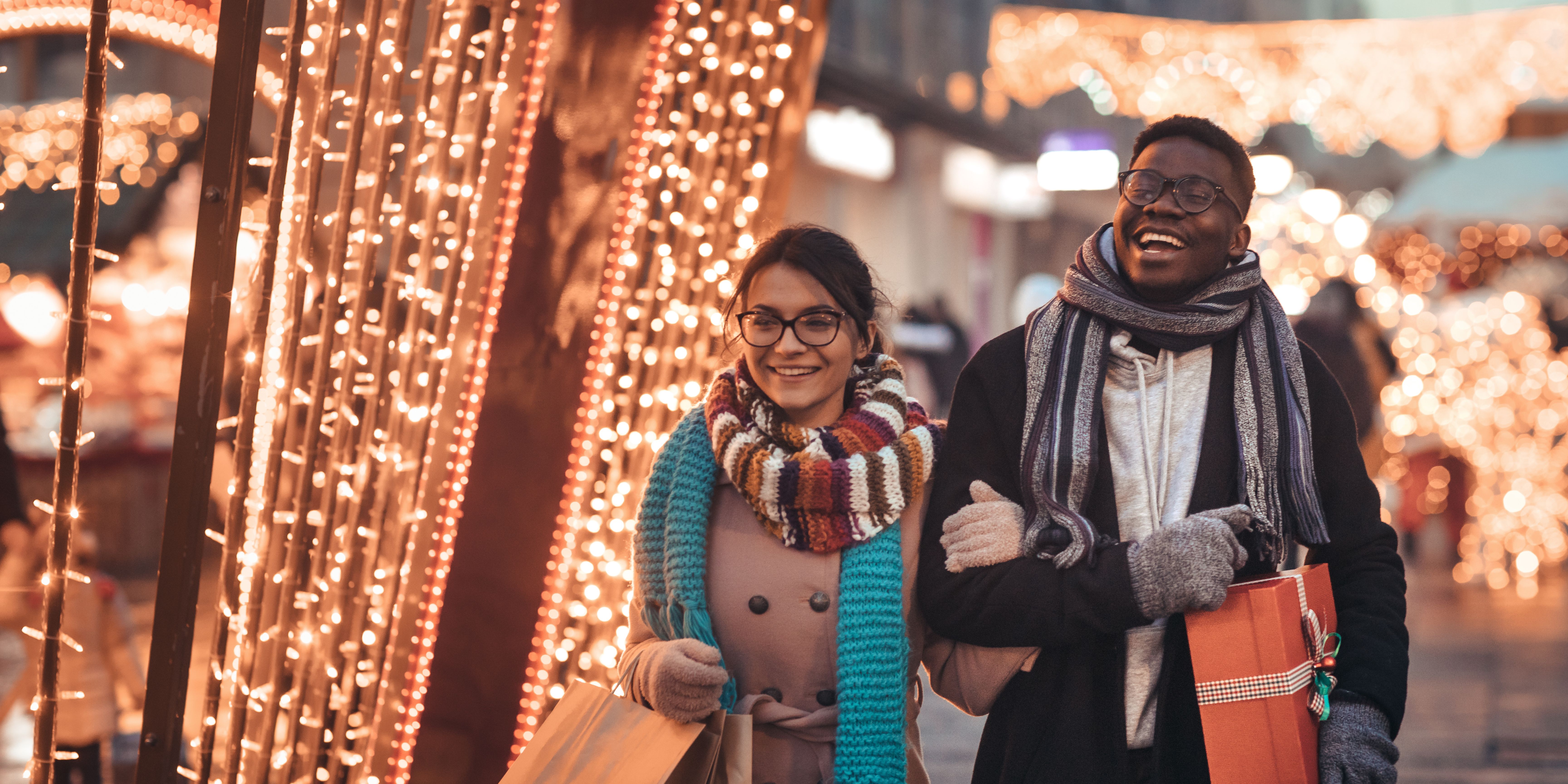 Christmas Shopping Stock Image